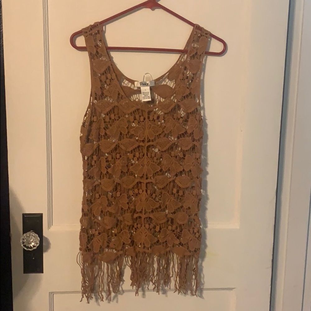 Top layer shirt (brown)